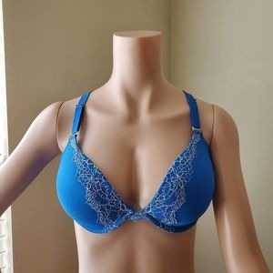 Soma Memorable Push Up Lace Trim Bra